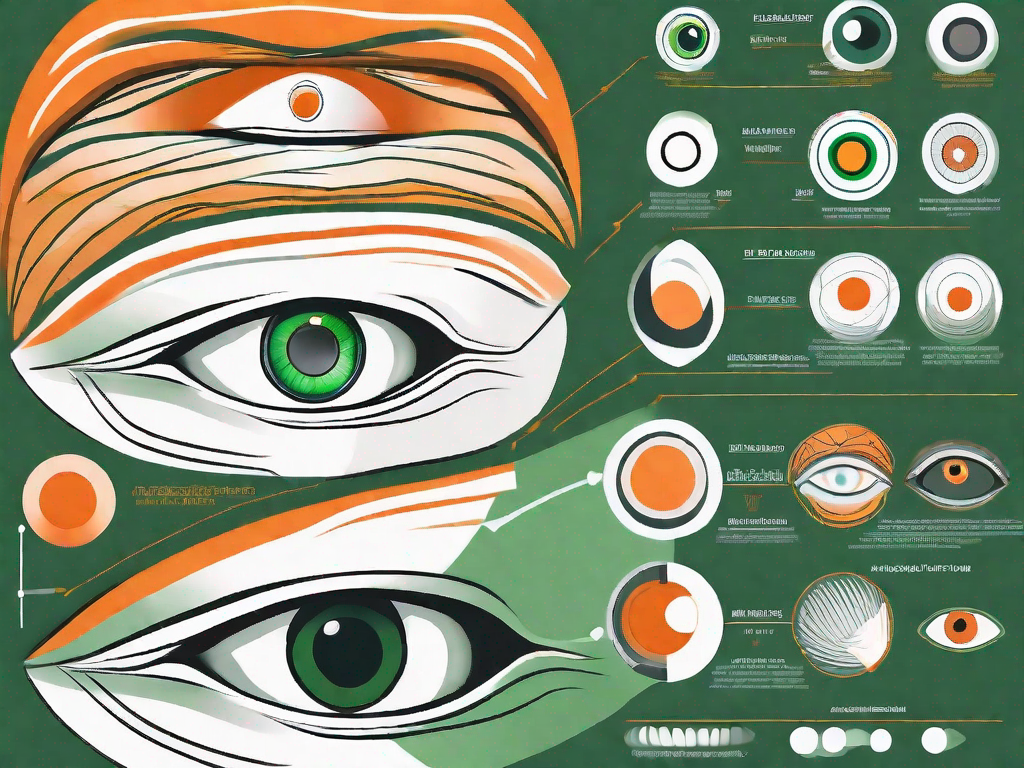 An anatomically correct human eye