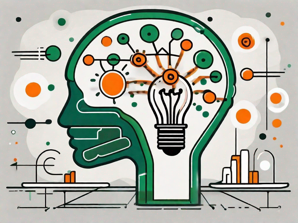 A brain brightly lit up