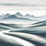 A blurred landscape with a clear